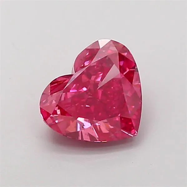 1.06ct Heart Lab Grown Diamond (Colour Fancy Vivid Pink, Clarity VS2, IGI Certified)