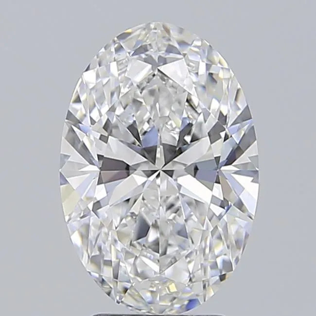 3.07ct Oval Lab Grown Diamond (Colour D, Clarity IF, IGI Certified)